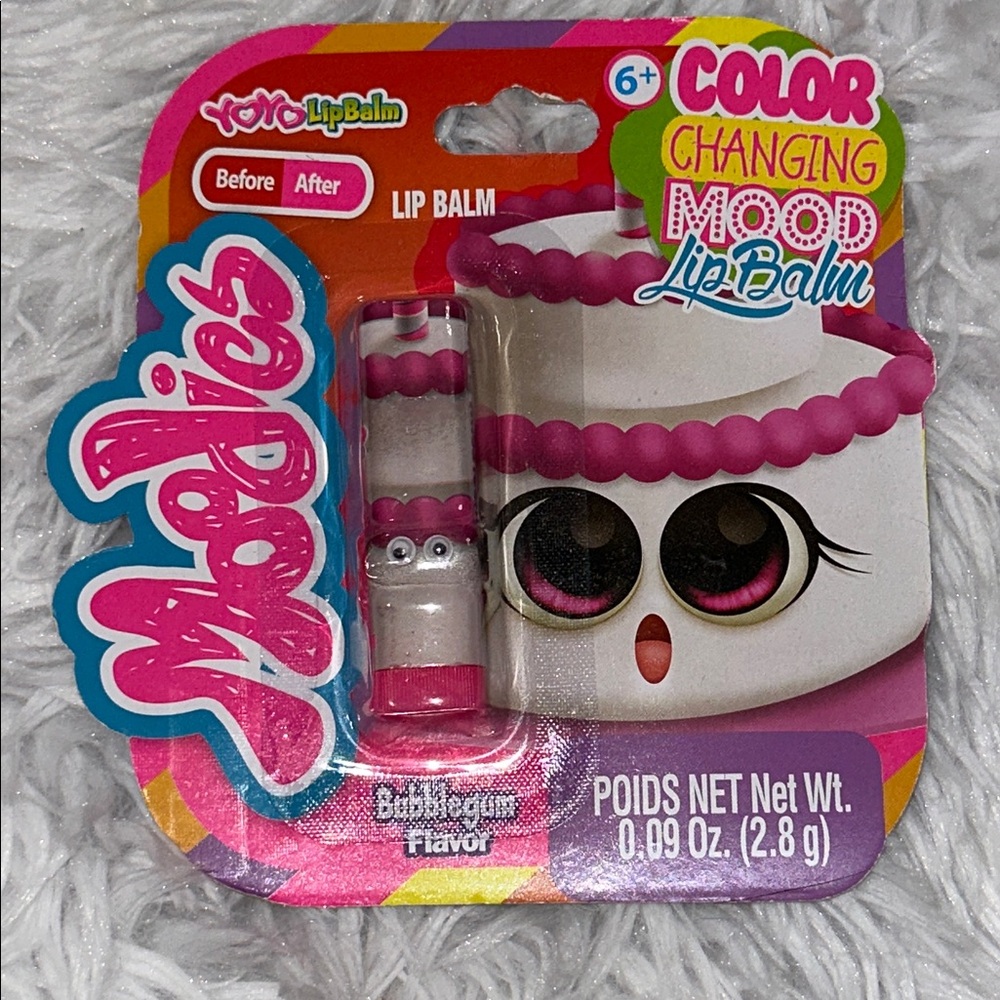 Color‎ changing lip balm Bubblegum Flavor Moodies Yoyo
